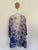 Paula & Jo handmade floral silk dress & shawl set Sz 14-16 NWOT