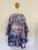 Paula & Jo handmade floral silk dress & shawl set Sz 14-16 NWOT