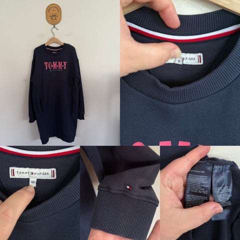 Tommy Hilfiger l/s jumper dress Sz 10 VGUC - some fade