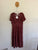 Salty Crush Amy rust midi pocket dress Sz 20 but best fit 18 imo RRP $129.99 NWT