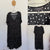 Autograph black spot tiered dress Sz 18 as new worn once