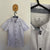 Target white/blue flecks button up shirt Sz 14 as new