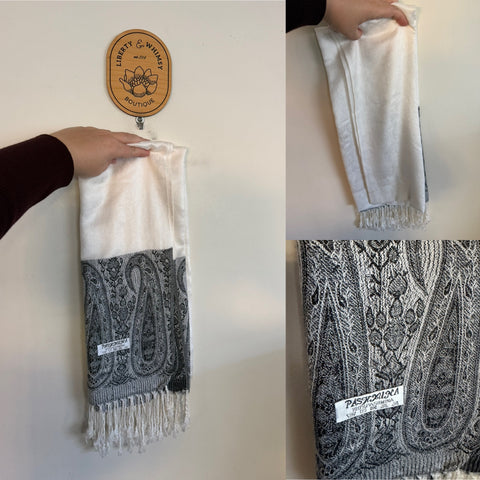 Pashmina paisley scarf O/S NWOT