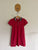 Burberry dark pink dress Sz 7 GUC - wash fade and overall wear