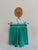 Seed green bike shorts Sz 10 (very slim waist) EUC