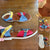 Young Soles multicolour leather sandals Sz 35 as new, worn once