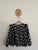 Aubrie grey floral blouse Sz 6 NWT