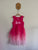 Barbie pink ombré tutu dress Sz 8 as new