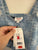 Seed blue wash denim top Sz 4 NWT
