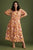 Sara pink floral dress Sz 16 EUC worn once