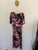 Autograph navy/pink floral dress Sz 16 as new worn once