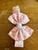 Pink floral Sz S bow 17cm 0-6m NWOT