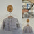 Jacadi l/s gingham blouse Sz 12m (6-12m) as new