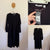 Country Road black midi rib dress Sz XL (16-18) RRP $159 NWT