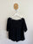 Niche NZ black v-back top Sz L NWOT
