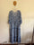 Salty Crush blue Baxter 3/4 sleeve tiered dress with ric rac splicing Sz 20 as new (washed only)
