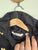 Country Road black/metallic hooded vest Sz 6-7 as new