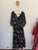 BeMe black floral dress Sz 16 EUC worn twice