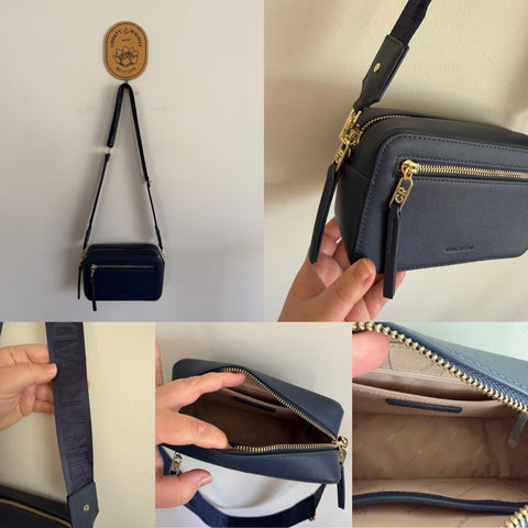 Country Road navy camera bag NWOT