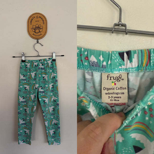 Frugi birds leggings Sz 2-3 as new