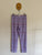 Country Road purple ribbed leggings/pants Sz 12 as new (washed only)