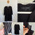 Decjuba black button shirt dress Sz 12 NWOT