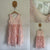 Monsoon pink embroidered flowers dress Sz 11 as new