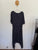 Sara navy spot belted dress Sz 16 as new (washed only)