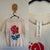 Lorna Jane oversized flower tshirt Sz XS as new