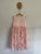 Monsoon pink embroidered flowers dress Sz 11 as new