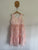 Monsoon pink embroidered flowers dress Sz 11 as new