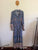 City Chic l/s blue floral maxi dress Sz XL NWOT