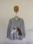 Seed grey unicorn jumper Sz 8 EEUC
