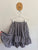 Paper Wings grey frilled drawstring bustle skirt Sz 7 NWT