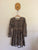 Rock Your Kid l/s leopard print waisted dress Sz 7 as new