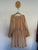 Rock Your Kid taupe velvet sequin dress Sz 12 RRP $119.95 NWT