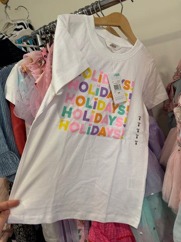 Milkshake Holidays T-shirt Sz 8 NWT