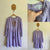 Bella + Lace l/s purple embroidered dress Sz 14 but best fit 10-12 NWOT