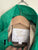 Burberry green hooded rain jacket Sz 6 EUC/VGUC