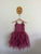 Tutu du Monde dark pink tulle dress Sz 2-3 VGUC