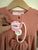 La Sienna peach parfait cozy basic dress & headband set Sz 1 NWT