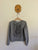 Country Road grey ruffle knit cardigan Sz 8 as new