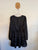 Zara black l/s dress Sz L as new