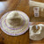 Seed purple/white trim sun hat One Size (up to age 10 imo) EUC used twice