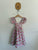 Handmade floral dress Sz 4 NWOT
