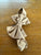 Tan Sz L bow 21.5cm 1-3y NWOT