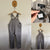 La Sienna grey overalls Sz 7 NWT