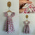 Handmade floral dress Sz 4 NWOT