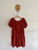Next terracotta animal print romper Sz 12 as new (looks unworn)