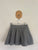 Burberry grey lined brocade skirt Sz 10 but small fit imo, as new